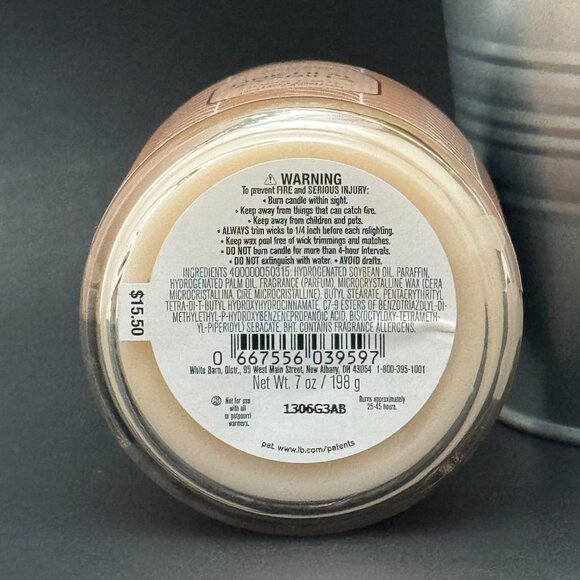 BBW Pink Lilac & Vanilla White Barn Bath & Body Works Mason Single Wick Candle - Picture 9 of 10